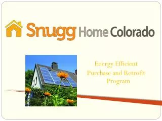 Energy Efficient Purchase and Retrofit Program