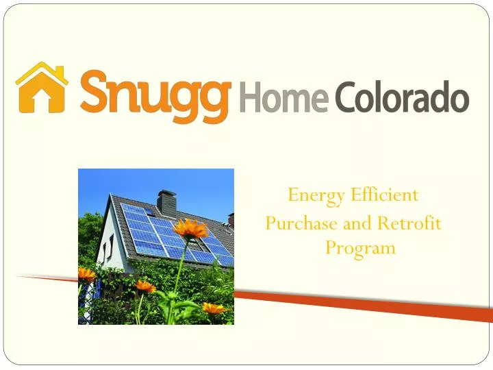 energy efficient purchase and retrofit program