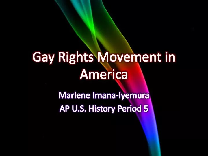 gay rights movement in america