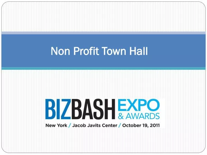 non profit town hall