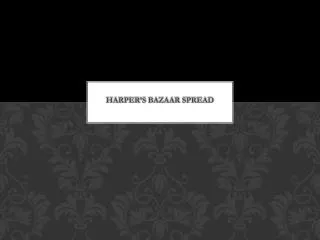 Harper’s bazaar spread