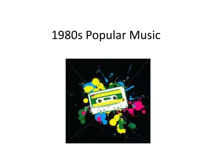 1980s popular music
