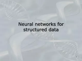 Neural networks for structured data