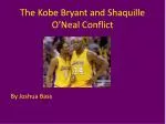 The Kobe Bryant and Shaquille O’Neal Conflict