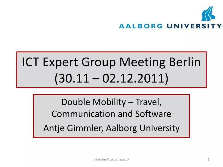 ict expert group meeting berlin 30 11 02 12 2011