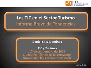 las tic en el sector turismo informe breve de tendencias