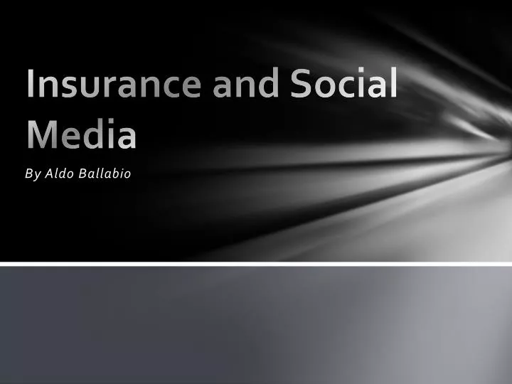 insurance and social media