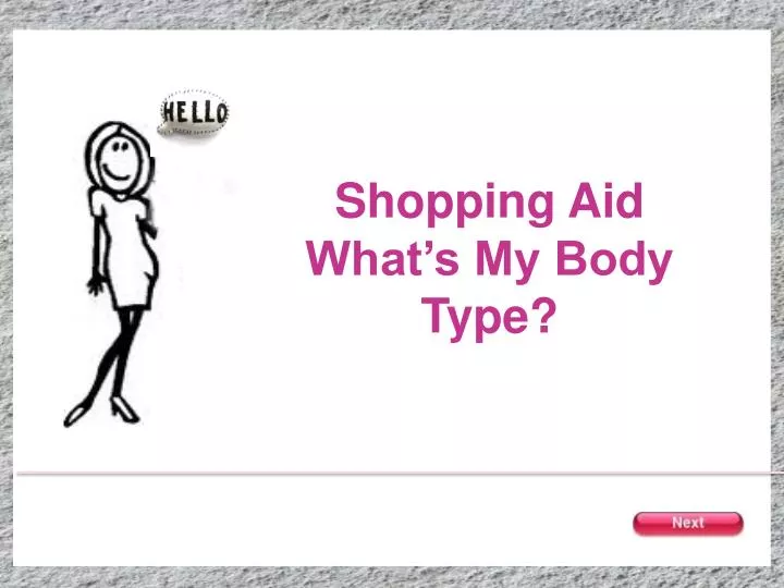 shopping aid what s my body type