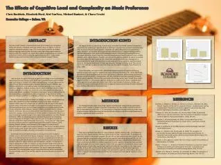 The Effects of Cognitive Load and Complexity on Music Preference