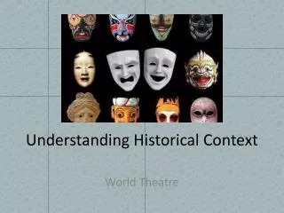 Understanding Historical Context