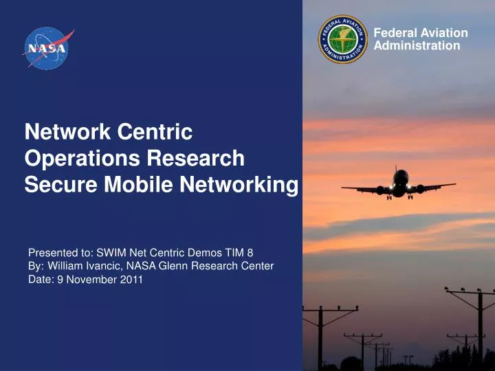 network centric operations research secure mobile networking