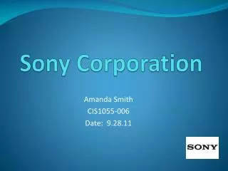 Sony Corporation