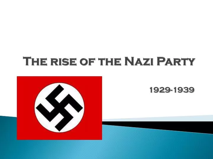 the rise of the nazi party