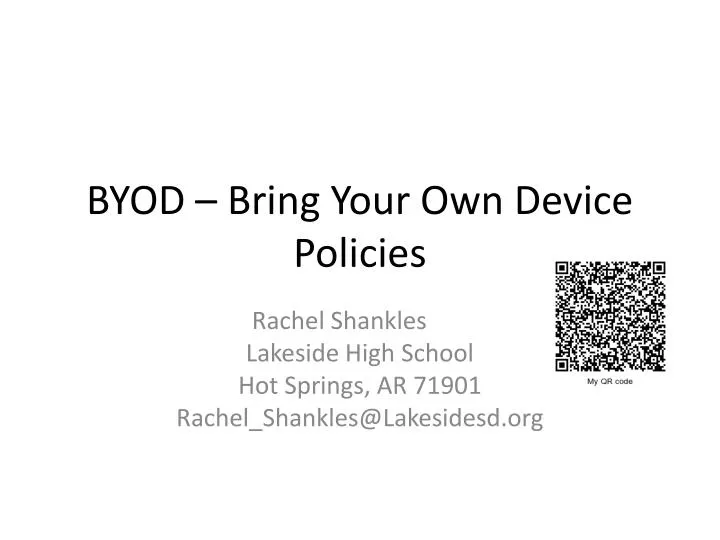 byod bring your own device policies
