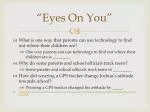 “Eyes On You” - slide 1