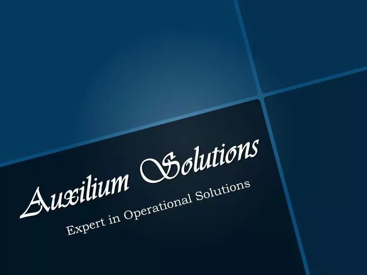 auxilium solutions