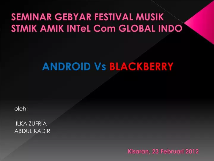 seminar gebyar festival musik stmik amik intel com global indo