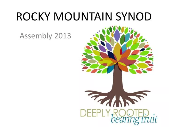 rocky mountain synod