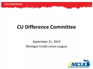 CU Difference Committee