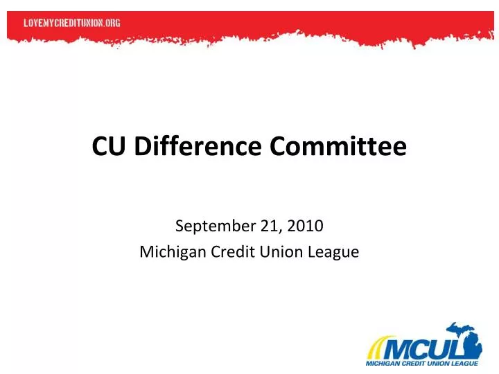 cu difference committee