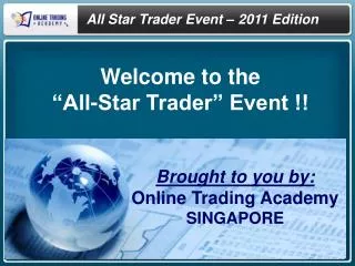 Welcome to the “All-Star Trader” Event !!