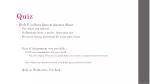 Quiz - slide 1