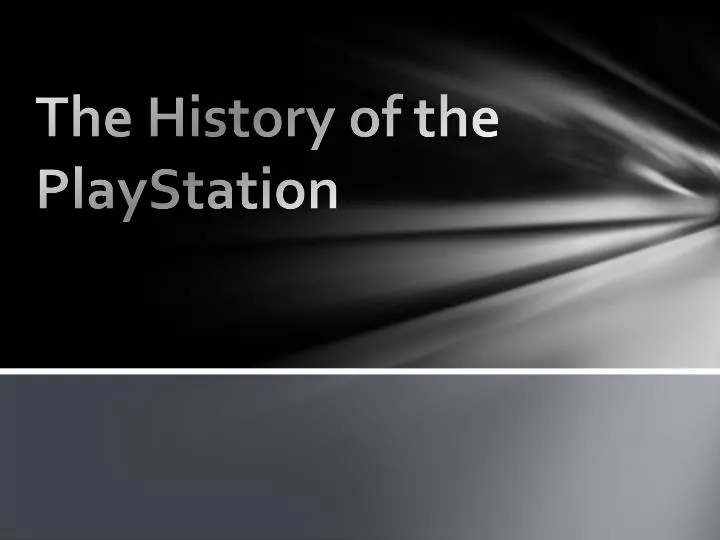 the history of the playstation