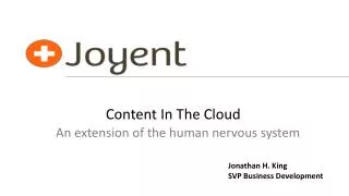 Content In The Cloud