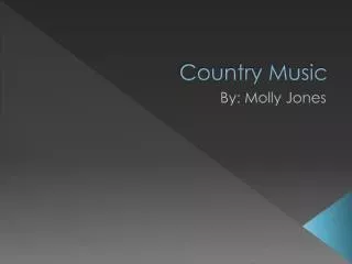 Country Music