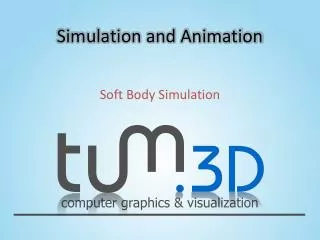 Simulation and Animation