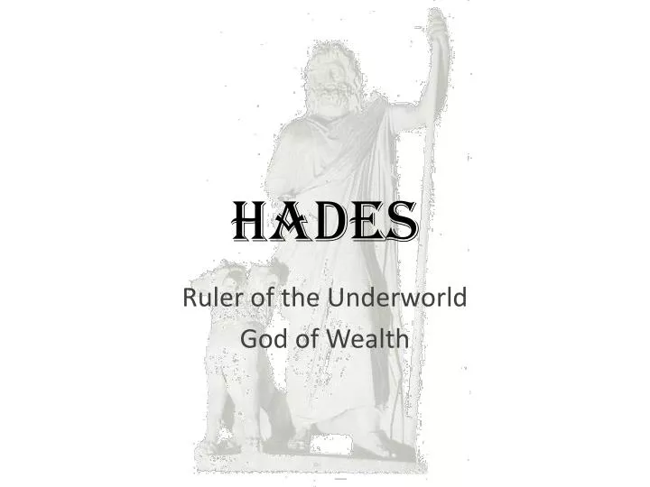 hades god of the underworld symbol