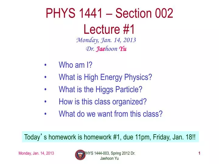 phys 1441 section 002 lecture 1