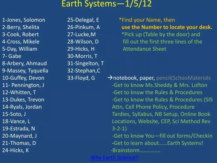 earth systems 1 5 12