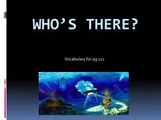 vocabulary for pg 121
