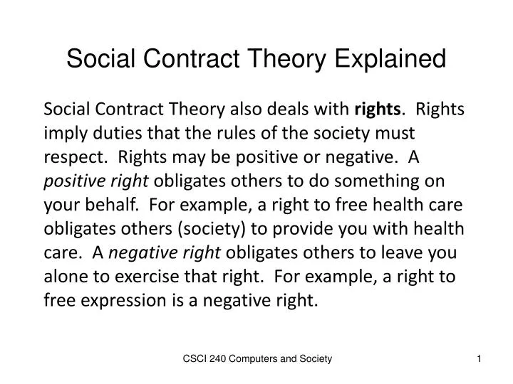 social contract theory explained