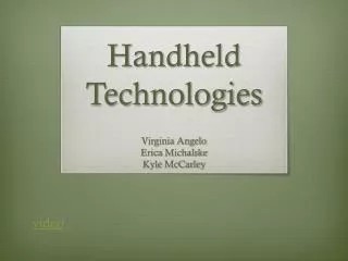 Handheld Technologies