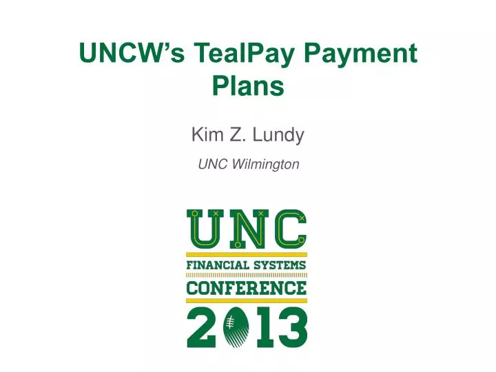 uncw s tealpay payment plans