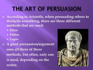 THE ART OF PERSUASION