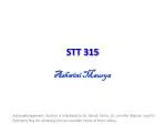 STT 315 - slide 1