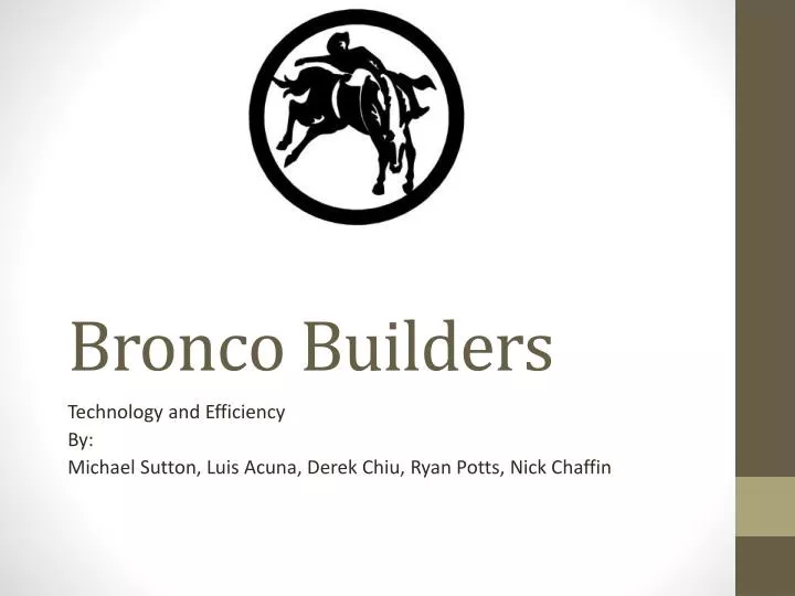 bronco builders