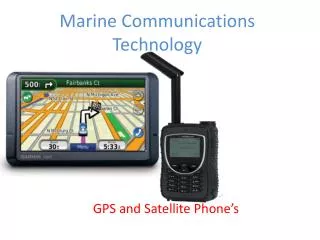 Marine Communications T echnology