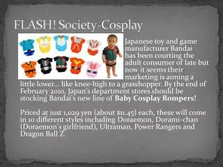 FLASH! Society-Cosplay