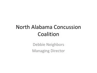 North Alabama Concussion Coalition