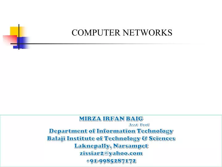 computer networks