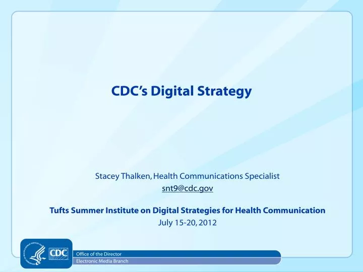 cdc s digital strategy