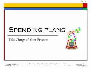 Spending plans