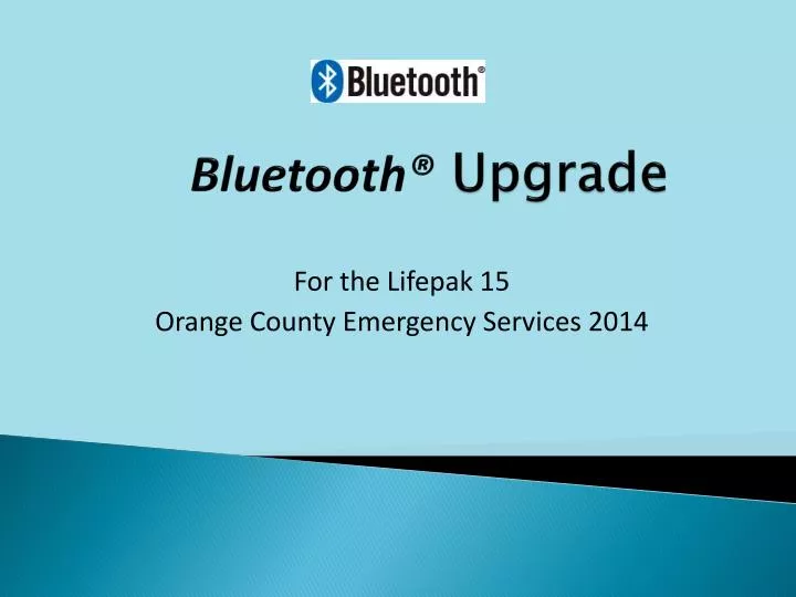 bluetooth upgrade