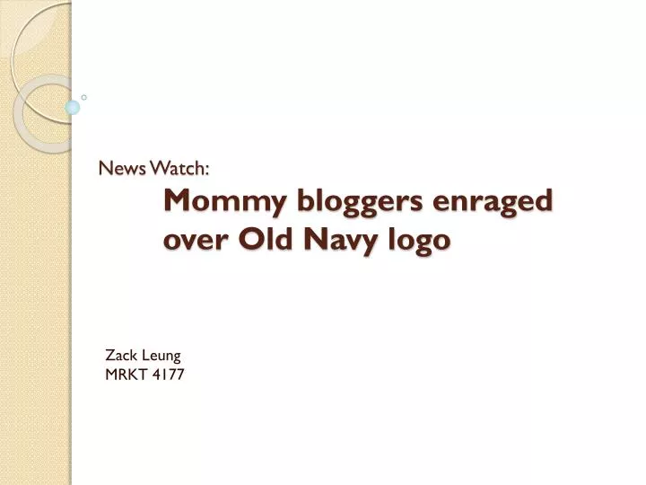 news watch mommy bloggers enraged over old navy logo