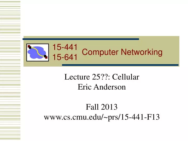 15 441 computer networking