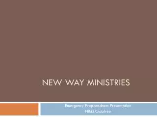 New Way Ministries